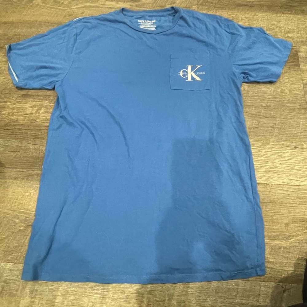 Calvin Klein Blue Short Sleeve Tee
